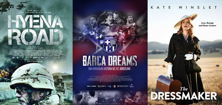 Filmkritiken zu „Hyena Road“, „Barça“ und „The Dressmaker“
